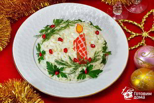 Салат Свеча