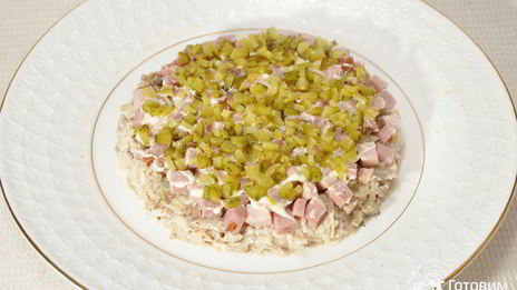 салат свеча