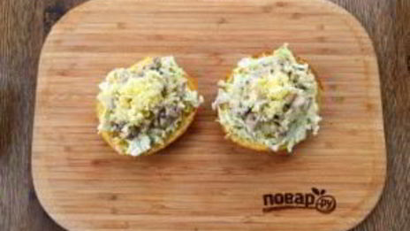 брускетта цезарь