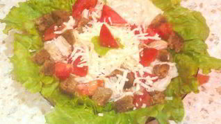 Летний Слим-Цезарь с оригинальной заправкой