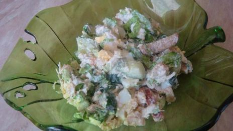 салат цезарь fusion