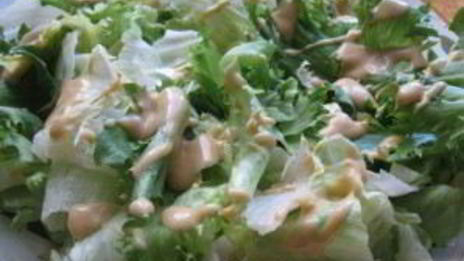 салат цезарь с языком