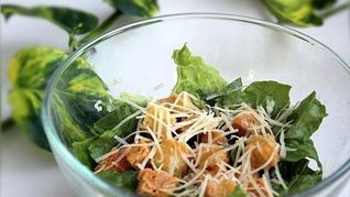 Цезарь без курицы с сухариками