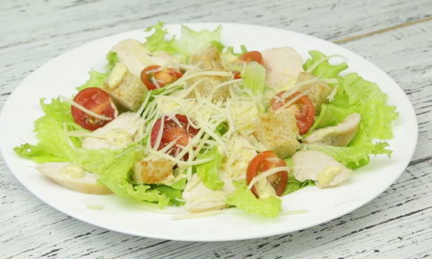 Рецепт цезаря с курицей