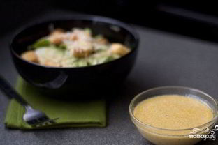 Заправка для салата Цезарь