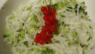 Тертый салат с дайконом