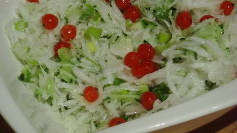 тертый салат с дайконом