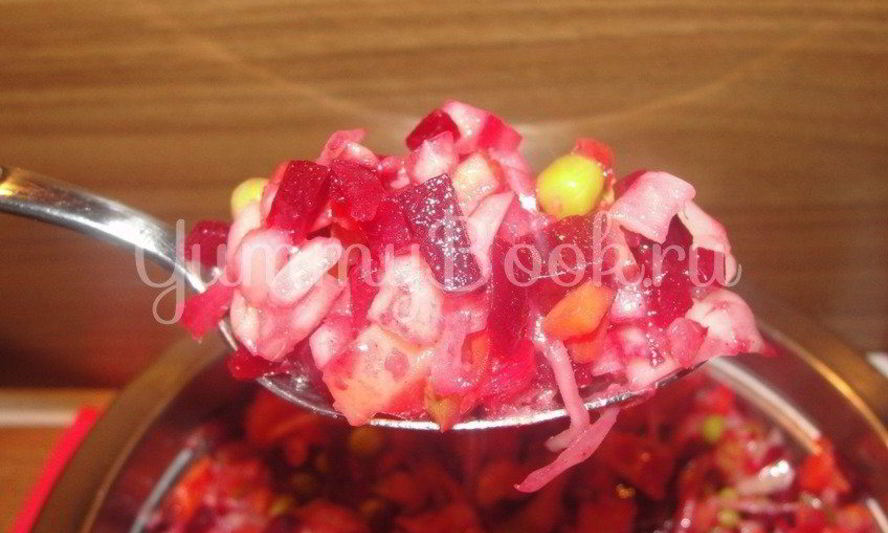 Рецепт быстрого винегрета