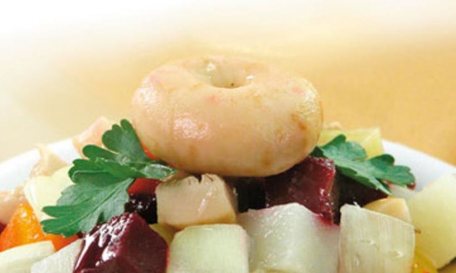 Рецепт грибного винегрета