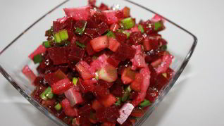 Ленивый винегрет с селедкой