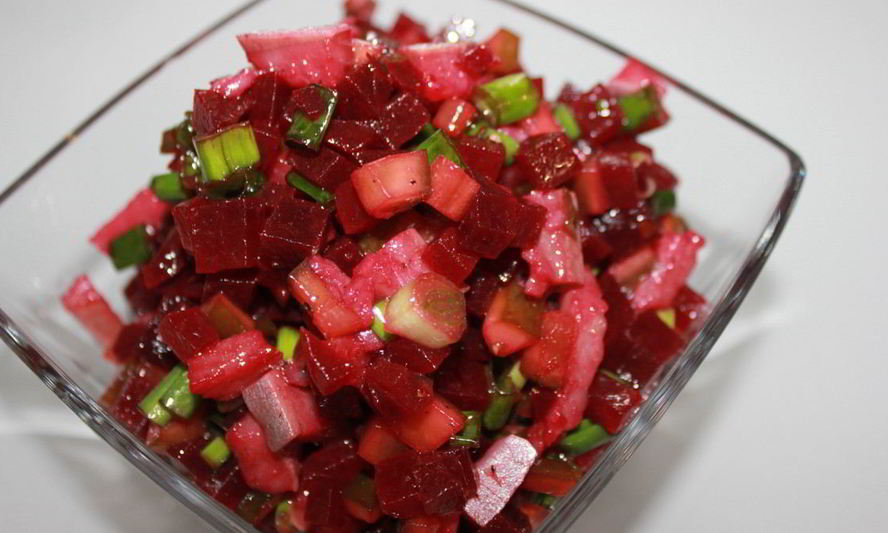 Рецепт ленивого винегрета с селедкой