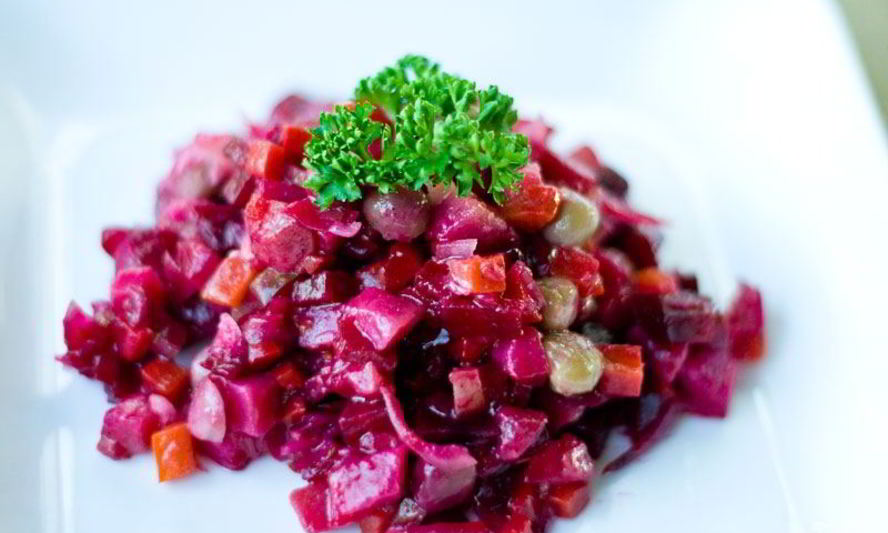 Рецепт постного винегрета