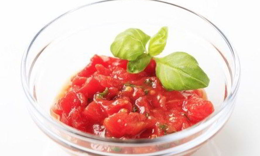 Рецепт свежего томатного винегрета