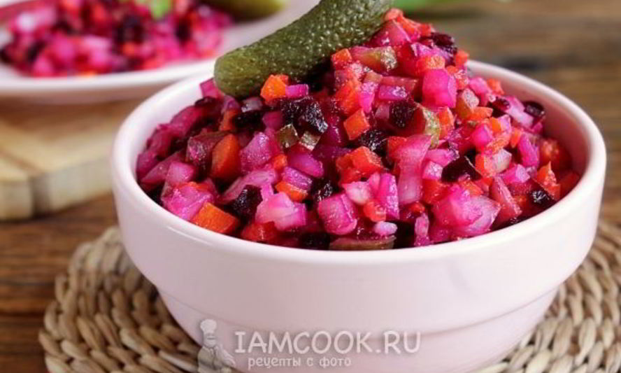 Рецепт винегрета без горошка