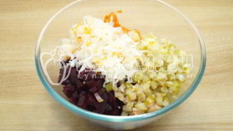 винегрет классический с фасолью