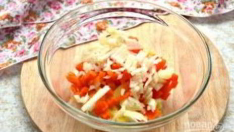 винегрет классический с горошком и капустой