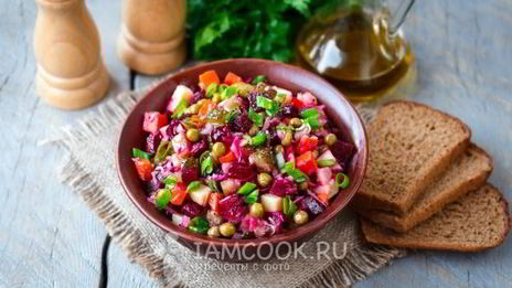 винегрет классический с горошком