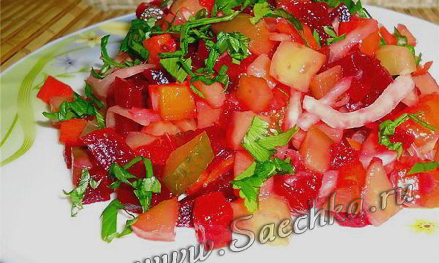 Рецепт винегрета на пару