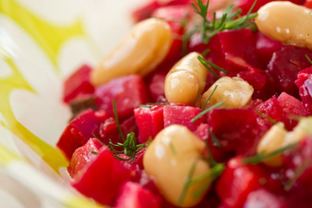 Винегрет с белой фасолью