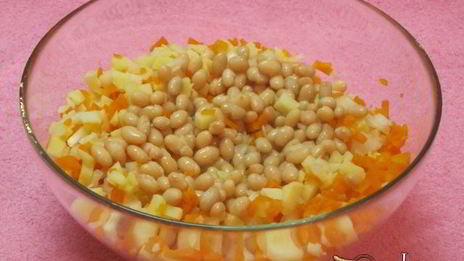 винегрет с фасолью