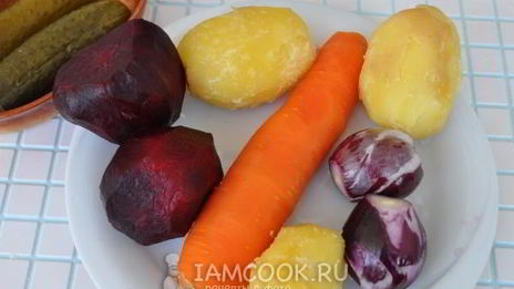 винегрет с квашеной капустой