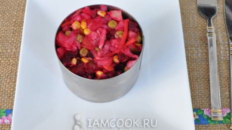 винегрет с квашеной капустой