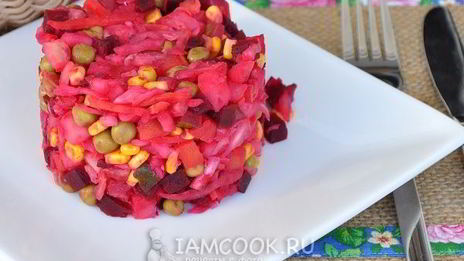 винегрет с квашеной капустой