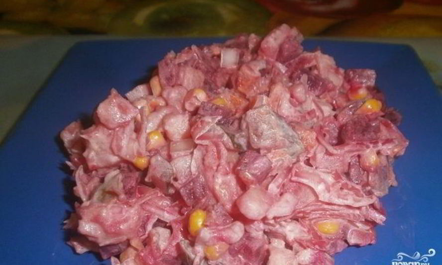 Рецепт винегрета с майонезом