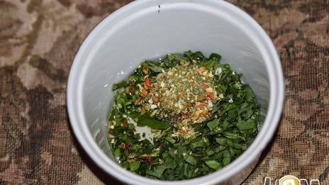 винегрет с морепродуктами