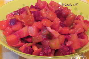 Винегрет с опятами