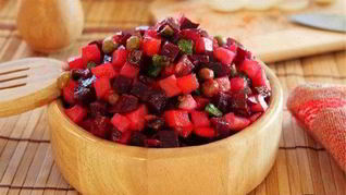 Винегрет в мультиварке с квашеной капустой