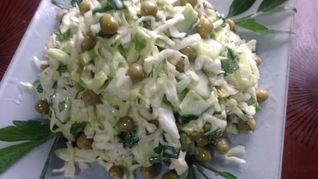 Зеленый витаминный салат