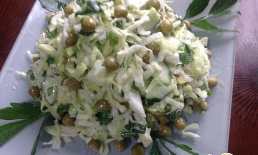 Рецепт зеленого витаминного салата