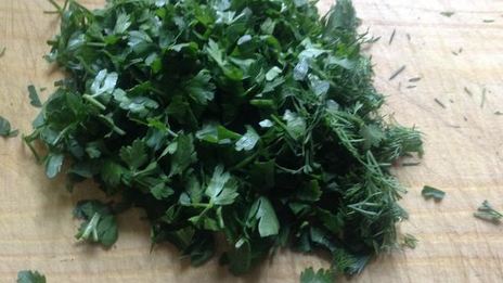 зеленый витаминный салат