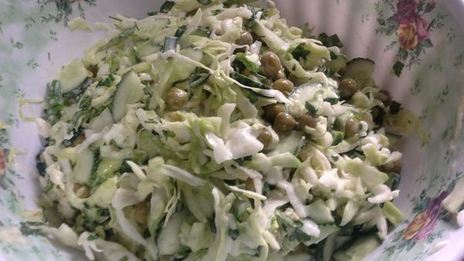 зеленый витаминный салат