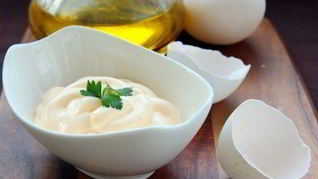 Диетический майонез с цедрой лимона