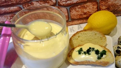 домашний майонез на перепелиных яйцах