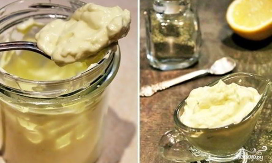 Рецепт майонеза без яиц