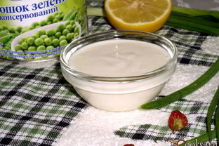 Майонез из горошка