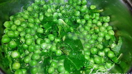 горошково-мятный соус