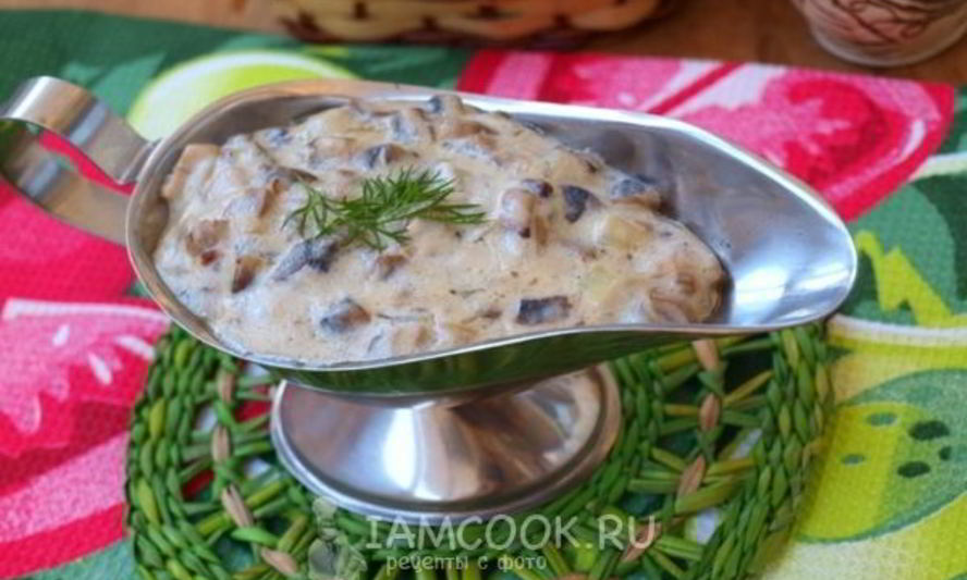 Рецепт грибного соуса из шампиньонов