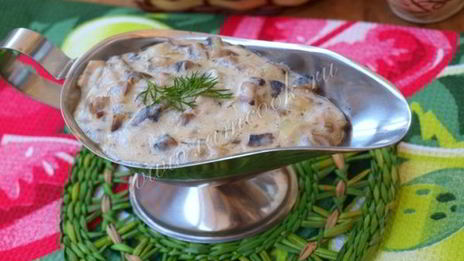 грибной соус из шампиньонов