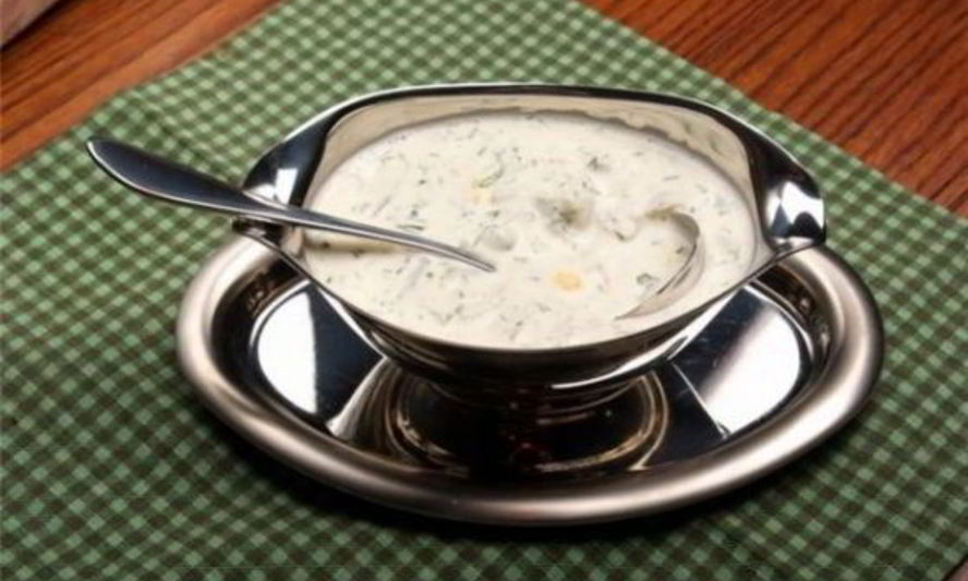 Рецепт холодного соуса с горчицей и хреном