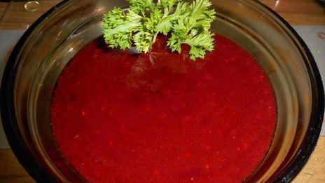 малиновый соус к мясу