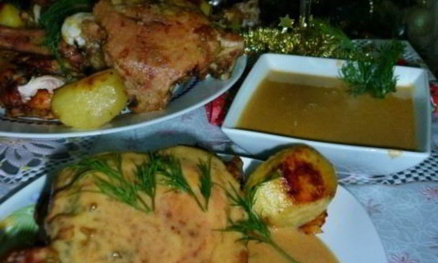 Рецепт мандаринова-имбирного соус к мясу птицы