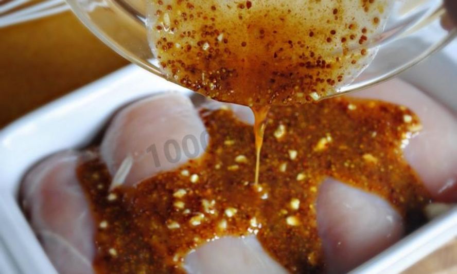 Рецепт медово горчичный маринад для курицы