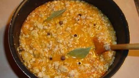 мясной фарш-соус