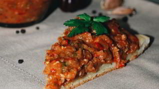 Сербский соус с запеченными овощами