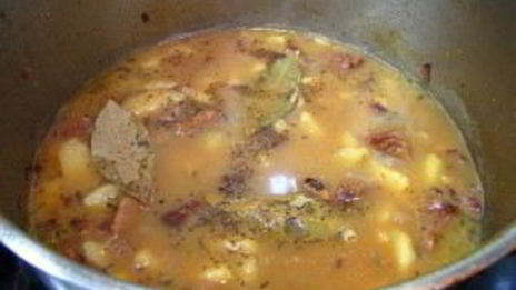 соус из баранины с картошкой