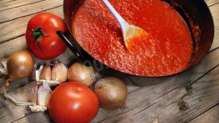 Соус из помидор лука чеснока на зиму